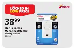 Home Hardware Plug-In Carbon Monoxide Detector offer