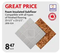 Home Hardware Foam Insulated Subfloor offer