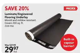 Home Hardware Laminate/Engineered Flooring Underlay offer