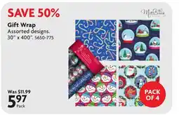 Home Hardware Gift Wrap offer