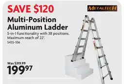 Home Hardware Multi-Position Aluminum Ladder offer