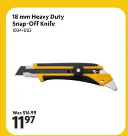 Home Hardware 18 mm Heavy Duty Snap-Off Knife offer