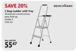 Home Hardware 2 Step Ladder with Tray offer