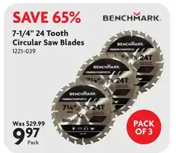 Home Hardware 7-1/4 24 Tooth Circular Saw Blades offer