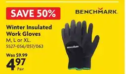 Home Hardware Winter Insulated Work Gloves offer