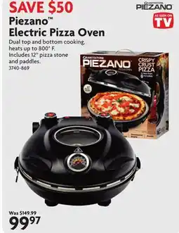Home Hardware Piezano Electric Pizza Oven offer
