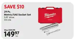 Home Hardware 29 Pc. Metric/SAE Socket Set offer