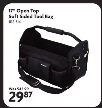 Home Hardware 17 Open Top Soft Sided Tool Bag offer