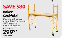 Home Hardware Baker Scaffold offer