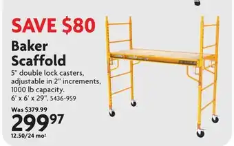 Home Hardware Baker Scaffold offer