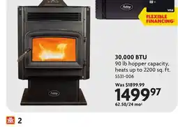 Home Hardware 30,000 BTU Smart Pellet Stoves offer