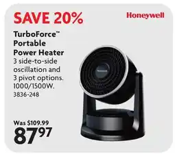 Home Hardware TurboForce Portable Power Heater offer