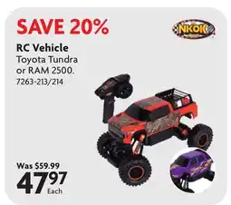 Home Hardware RC Vehicle offer
