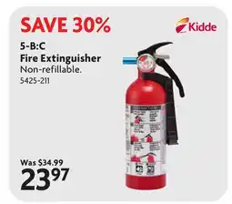 Home Hardware 5-B:C Fire Extinguisher offer