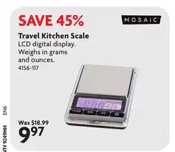 Home Hardware Travel Kitchen Scale offer