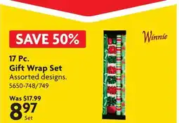 Home Hardware 17 Pc. Gift Wrap Set offer