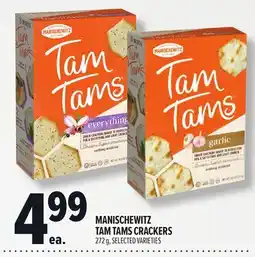 Metro MANISCHEWITZ TAM TAMS CRACKERS offer