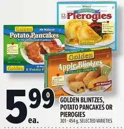 Metro GOLDEN BLINTZES, POTATO PANCAKES OR PIEROGIES offer