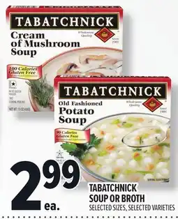Metro TABATCHNICK SOUP OR BROTH offer