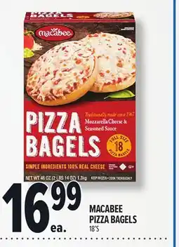 Metro MACABEE PIZZA BAGELS offer