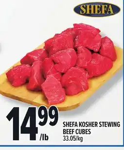 Metro SHEFA KOSHER STEWING BEEF CUBES offer