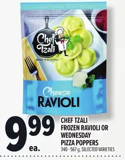 Metro CHEF TZALI FROZEN RAVIOLI OR WEDNESDAY PIZZA POPPERS offer