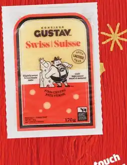 Foodland MONSIEUR GUSTAV Gouda or Swiss offer