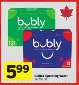 Foodland BUBLY Sparkling Water offer