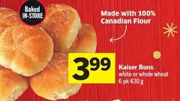 Foodland Kaiser Buns offer
