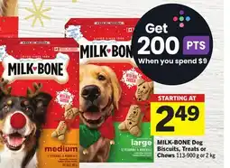 Foodland MILK-BONE Dog Biscuits, Treats or Chews offer