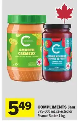 Foodland COMPLIMENTS Jam or Peanut offer