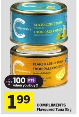 Foodland COMPLIMENTS Flavoured Tuna offer