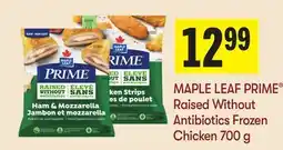 Foodland MAPLE LEAF PRIME Raised Without Antibiotics Frozen Chicken offer