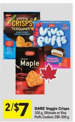 Foodland DARE Veggie Crisps offer