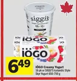 Foodland IÖGO Creamy Yogurt offer