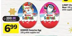 Foodland KINDER Surprise Egg offer