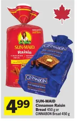 Foodland SUN-MAID Cinnamon Raisin Bread offer