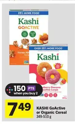 Foodland KASHI GoActive or Organic Cereal offer