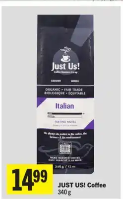 Foodland JUST US! Coffee offer