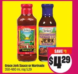 FreshCo Grace Jerk Sauce or Marinade 350-48 mL offer