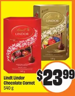 FreshCo Lindt Lindor Chocolate Cornet 540g offer