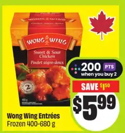 FreshCo Wong Wing Entrees Frozen 400-680 g offer