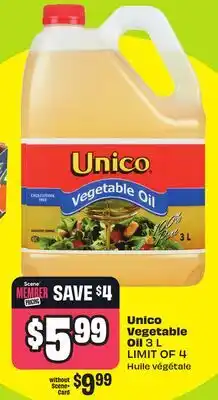 FreshCo Unico Vegetable Oil 3 L offer