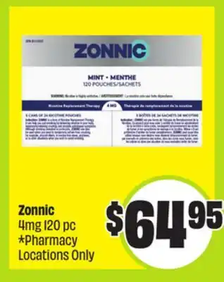 FreshCo Zonnic 4mg 120 pc offer