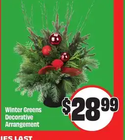 FreshCo Winter Greens Decorative Arrangement offer