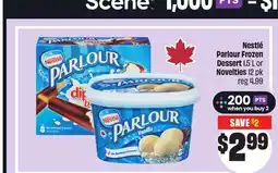 FreshCo Nestlé Parlour Frozen Dessert 1.5 L or Novelties 12 pk offer