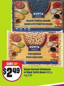 FreshCo Dunya Harvest Chickpeas or Black Turtle Beans 900 g offer