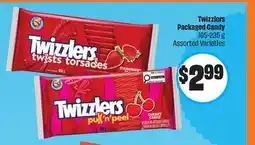 FreshCo Twizzlers Packaged Candy 165-235 g Assorted Varieties offer