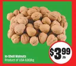 FreshCo In-Shell Walnuts Product of USA 8.80/kg offer
