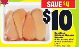 FreshCo Boneless Skinless Chicken Breasts 4 Pieces offer